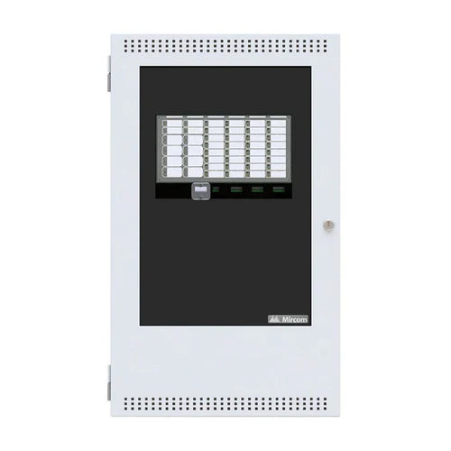 MIRCOM FA-1008KADS Panel de alarma contra incendio convencional 8 zonas expandible a 24 zonas 24v 2 hilos