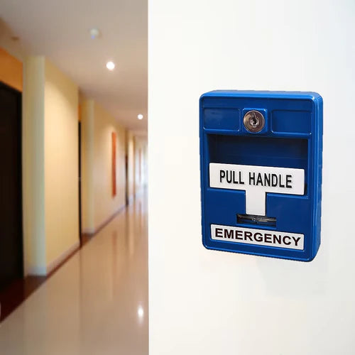 MIRCOM MS-703U Estación manual simple acción con llave azul