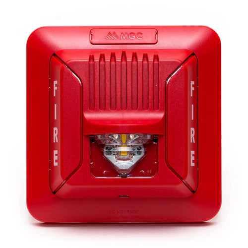 MIRCOM FHS-400C-RR Sirena con luz estrobo para techo 24v rojo