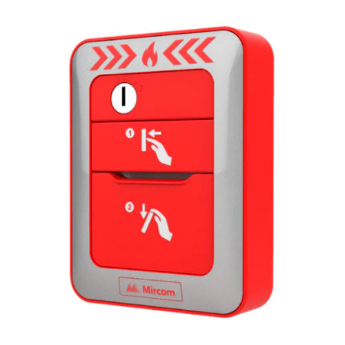 MIRCOM MPS-810U Estación manual convencional doble acción con llave