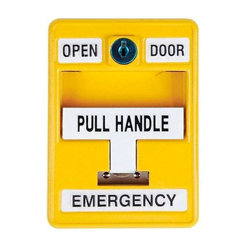 MIRCOM MS-704U Estación manual convencional simple acción con llave amarillo