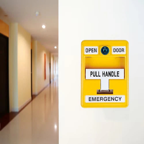 MIRCOM MS-704U Estación manual convencional simple acción con llave amarillo