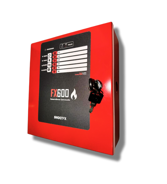 FX600 PANEL CONVENCIONAL DE 6 ZONAS